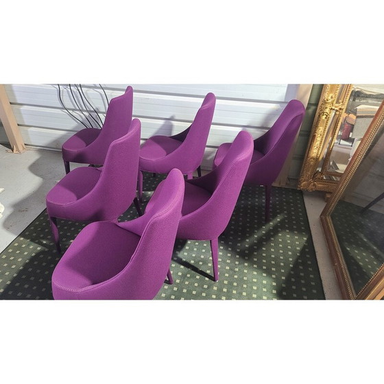Image 1 of Set of 6 vintage Febo chairs by Antonio Citterio for Maxalto, 2018