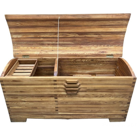 Image 1 of Vintage R25 elmwood chest by Pierre Chapo