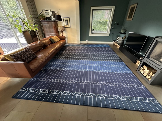 Image 1 of Moooi Rug Zigzag Blue