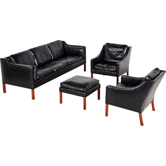 Image 1 of Vintage Børge Mogensen living room set by Fredericia Stolefabrik, Denmark 1962s