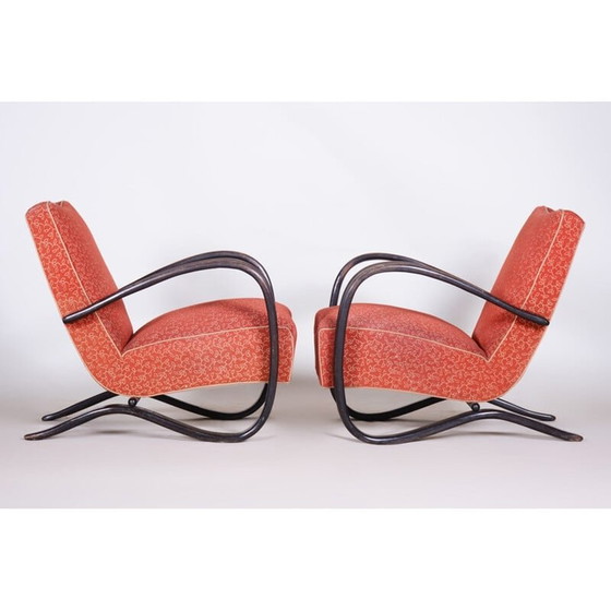 Image 1 of Pair of Art Deco vintage armchairs by Halabala for Up Závody, 1930s