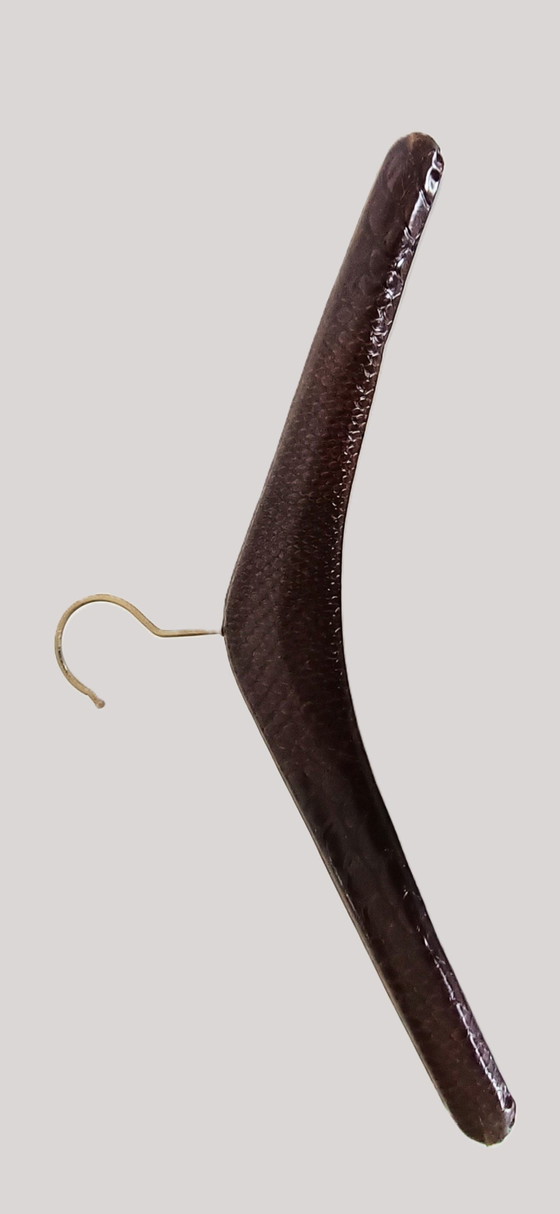 Image 1 of 10 Fifties Coat Hangers With Reptile Motif