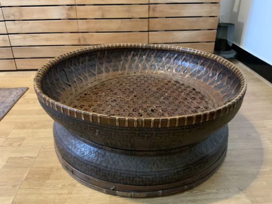 Image 1 of Rice basket antique