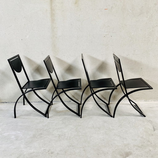 Mid-Century dining chairs Karl-friedrich Förster KFF 1980