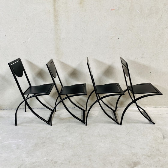 Image 1 of Chaises de salle à manger Mid Century Karl-friedrich Förster KFF 1980