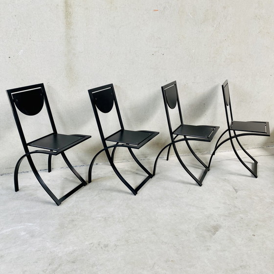 Image 1 of Chaises de salle à manger Mid Century Karl-friedrich Förster KFF 1980