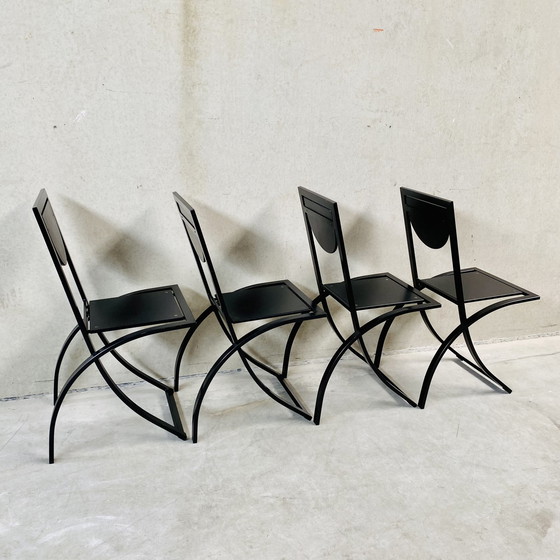 Image 1 of Chaises de salle à manger Mid Century Karl-friedrich Förster KFF 1980