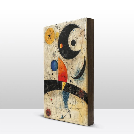 Image 1 of Artful Wooden Panel