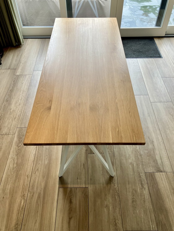 Image 1 of Dining Table Butterfly Studio Henk 220 X 90 Rectangle White