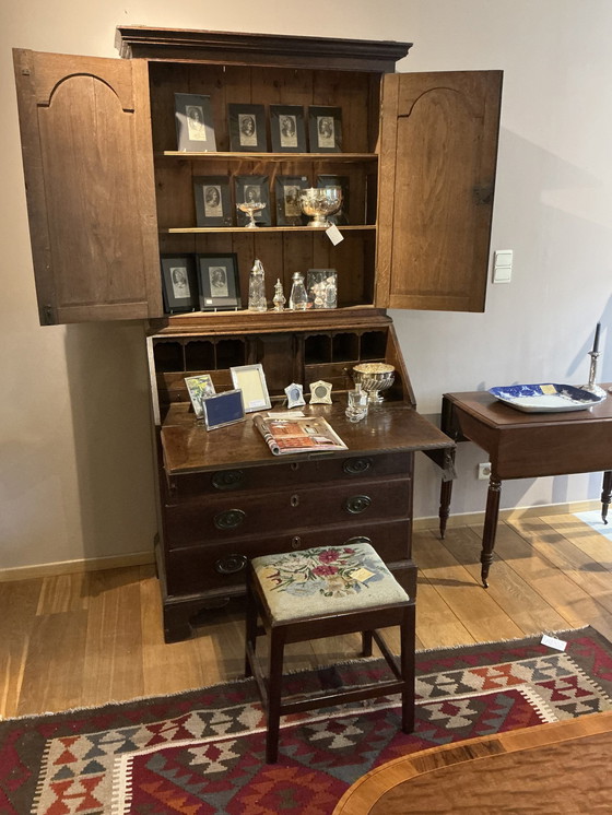 Image 1 of Antique English Desk With Mount