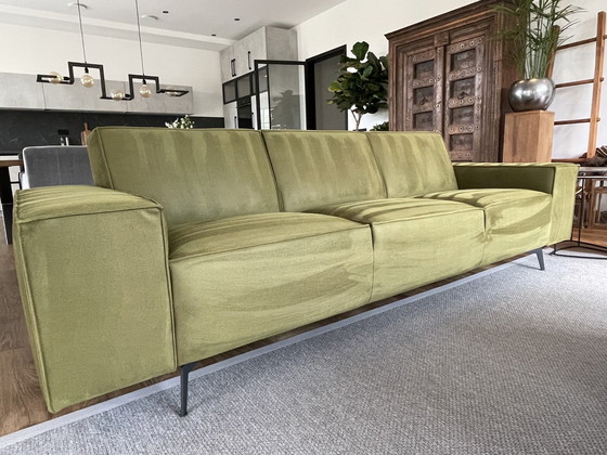 Image 1 of Montel Green 3.5 Seater Sofa