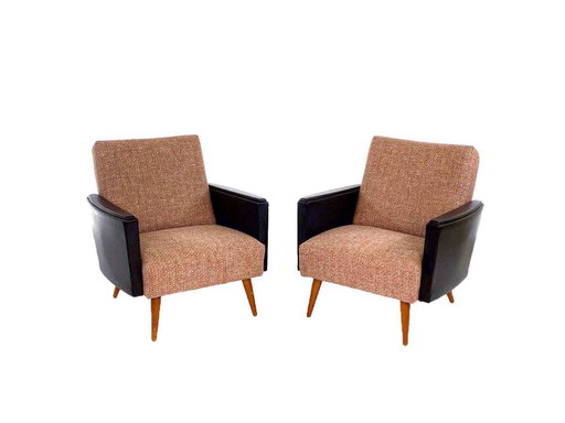 2 fauteuils club vintage