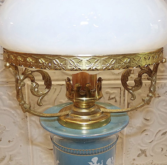 Image 1 of Antique Table Lamp Made In Italy Florentine