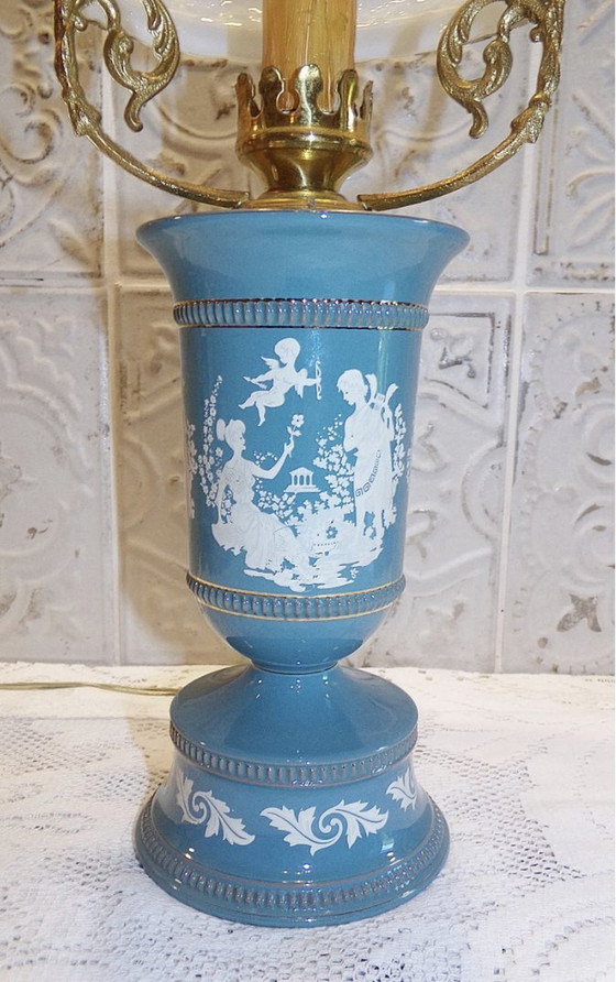 Image 1 of Antique Table Lamp Made In Italy Florentine