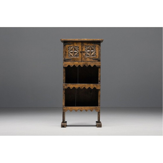 Image 1 of Vintage rustic Breton highboard by Haut Savoie