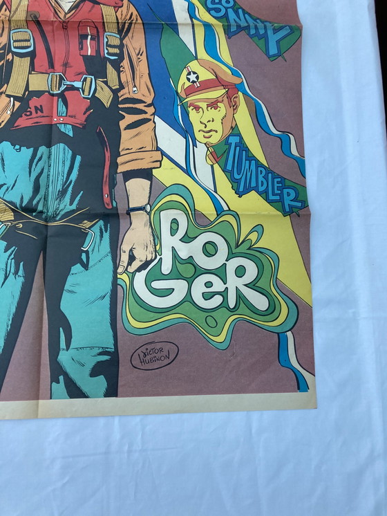 Image 1 of Vintage Poster,Buck Danny 1968