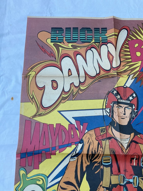 Image 1 of Vintage Poster,Buck Danny 1968