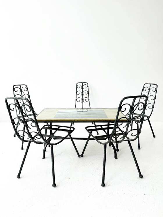 Image 1 of Cast iron garden chairs