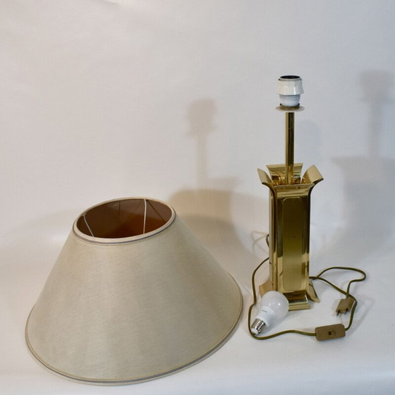 Image 1 of Vintage solid brass lamp 1970