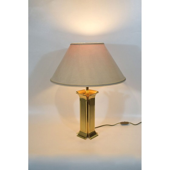 Image 1 of Vintage solid brass lamp 1970