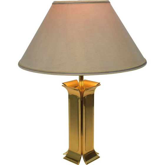 Image 1 of Vintage solid brass lamp 1970