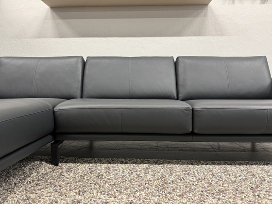 Image 1 of Leolux Bellice Corner Sofa Ceras Leather Rock