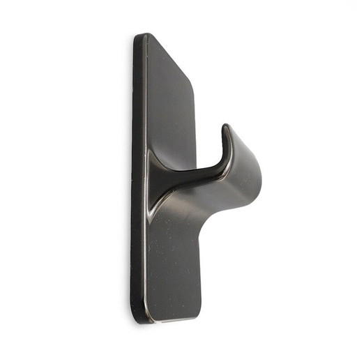 Set of 4 vintage brown plastic hangers, Italy 1960