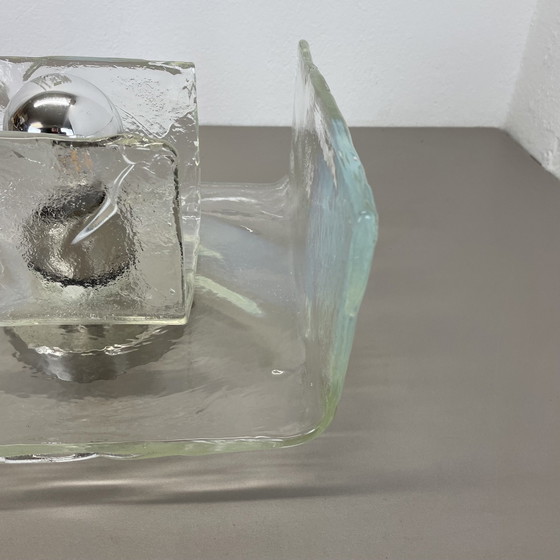 Image 1 of Grande lampada da soffitto in vetro di Murano di Carlo Nason per Kalmar Lights, anni '70