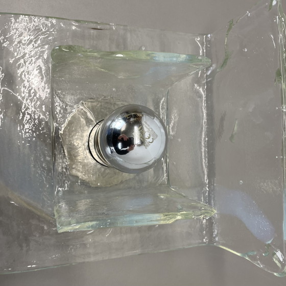 Image 1 of Grande lampada da soffitto in vetro di Murano di Carlo Nason per Kalmar Lights, anni '70