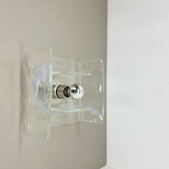 Image 1 of Grande lampada da soffitto in vetro di Murano di Carlo Nason per Kalmar Lights, anni '70