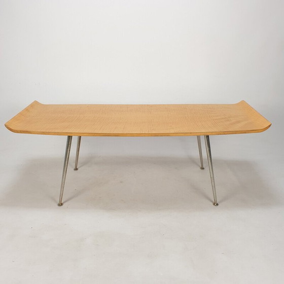 Image 1 of Mesa de centro de madera italiana de mediados de siglo, década de 1950