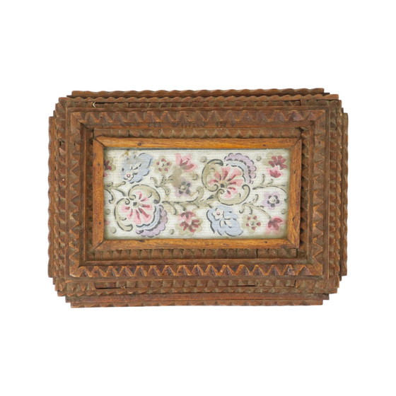 Image 1 of Tramp Art Box