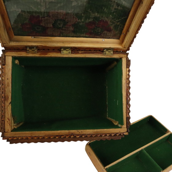 Image 1 of Tramp Art Box