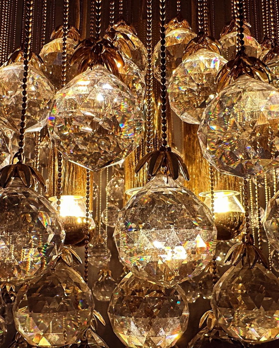 Image 1 of Lampada a sospensione a cascata vintage