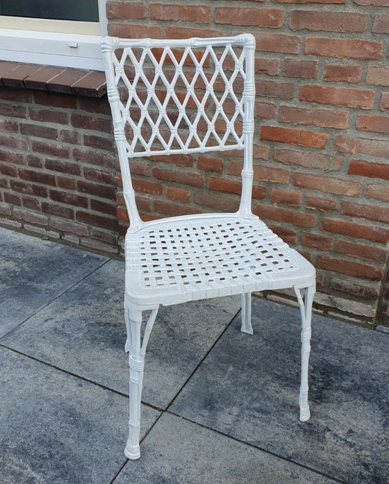 Image 1 of 1930s Chair From France Bamboo Faux