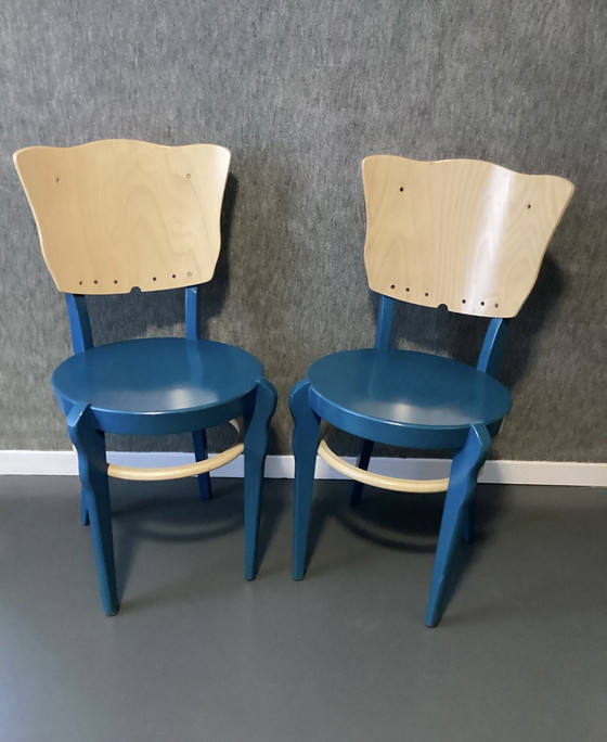 Image 1 of 2x wooden Baumann - chair