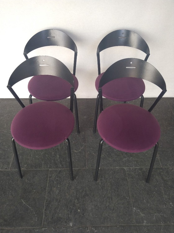 Image 1 of 4 X ligne de mouche Vintage Carrè Italian Design