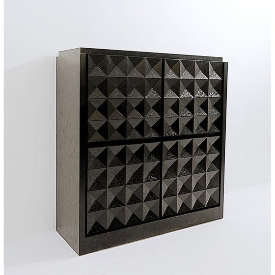Image 1 of Brutalist vintage bar cabinet, Belgium 1970s