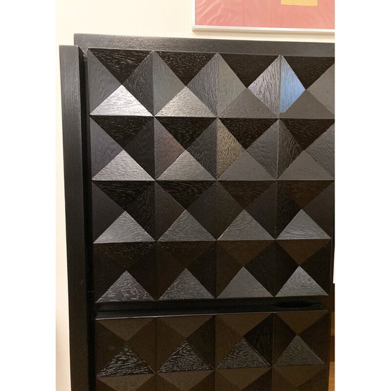 Image 1 of Brutalist vintage bar cabinet, Belgium 1970s