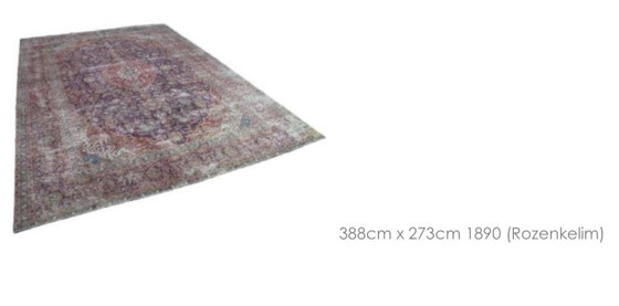 Image 1 of Vintage Dress Of Rose Kilim