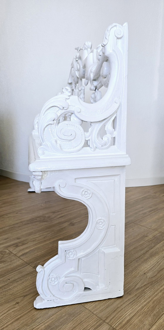 Image 1 of Vintage Dutch Rococo Hallway Bench