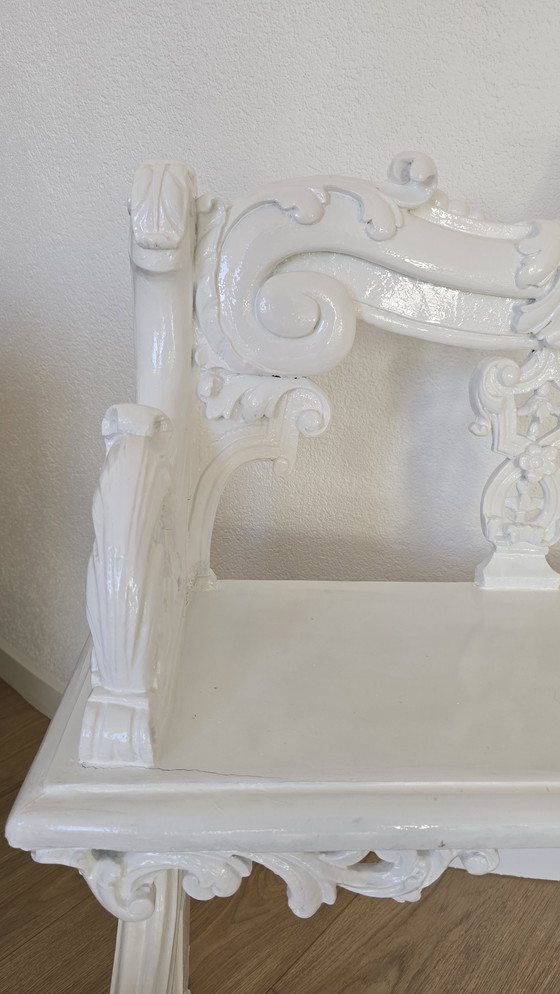 Image 1 of Vintage Dutch Rococo Hallway Bench