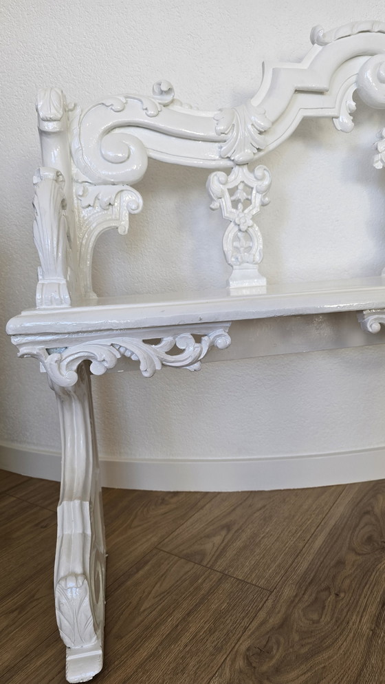 Image 1 of Vintage Dutch Rococo Hallway Bench