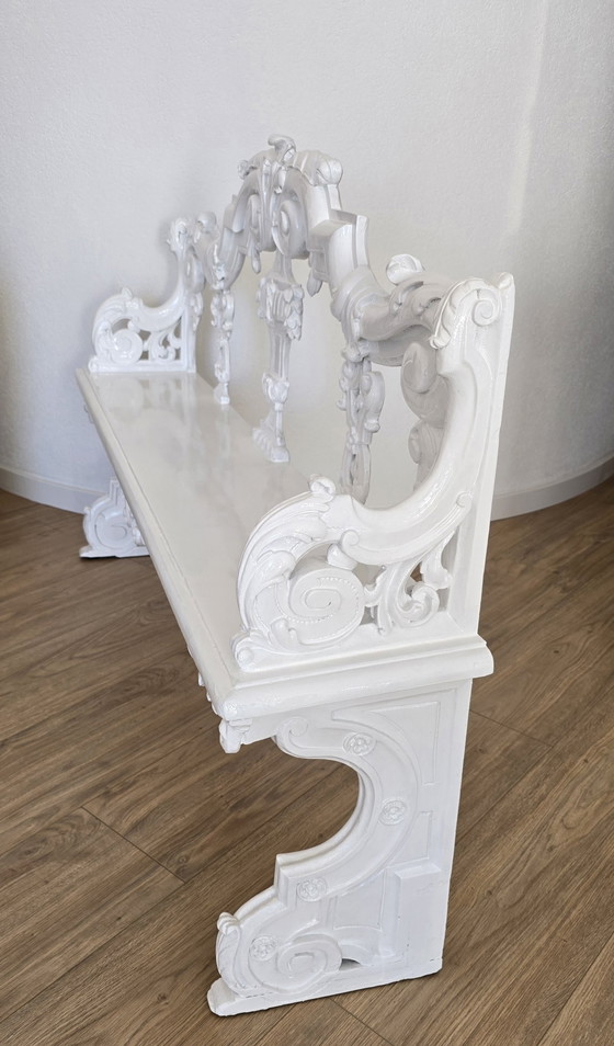 Image 1 of Vintage Dutch Rococo Hallway Bench