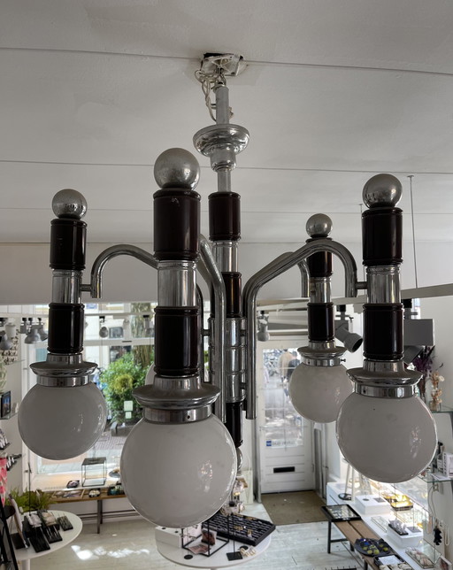 Lampe pendante vintage des années soixante-dix