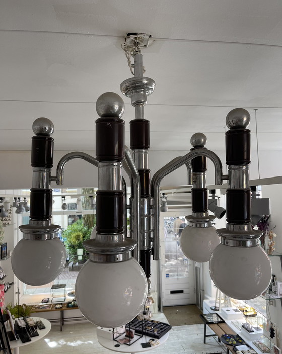 Image 1 of Lampe pendante vintage des années soixante-dix