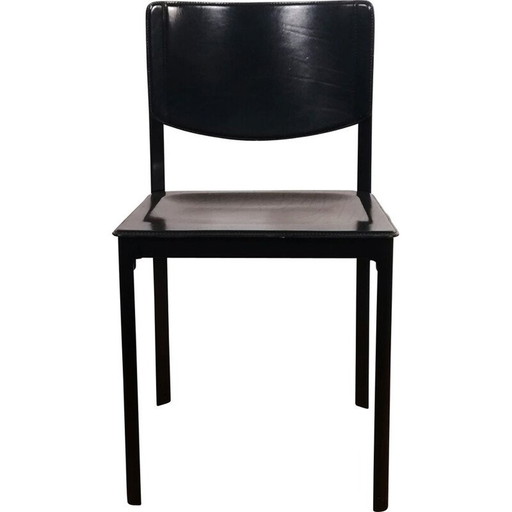 Vintage leather chair by Matteo Grassi