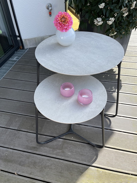 Image 1 of 2x Manutti outdoor lounge tables