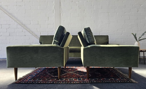 Mid Century 60's Classique Ensemble de sièges Canapé Fauteuil