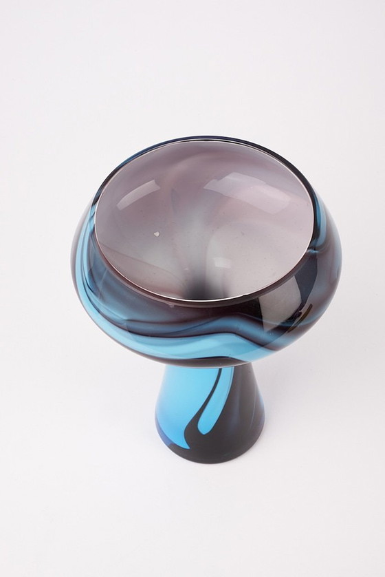 Image 1 of Vaso vintage in vetro opalino Carlo Moretti, anni '70
